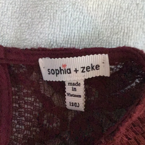 🌸Cute burgundy artsy jumpsuit ✨ - Picture 2 of 6